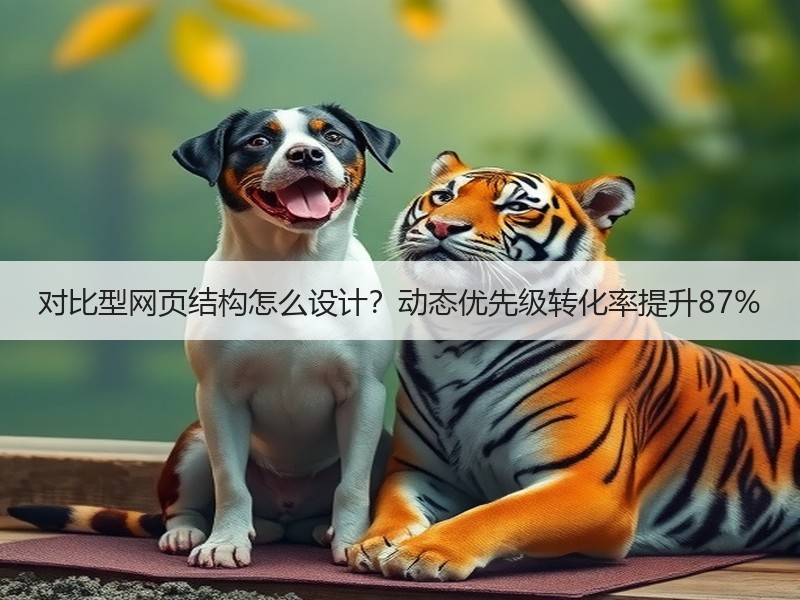 对比型网页结构怎么设计？动态优先级转化率提升87%