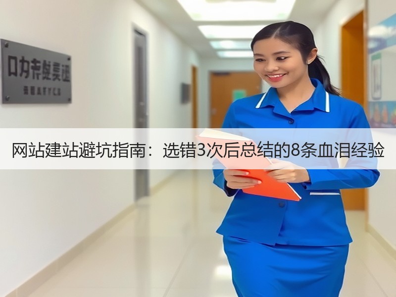 网站建站避坑指南：选错3次后总结的8条血泪经验