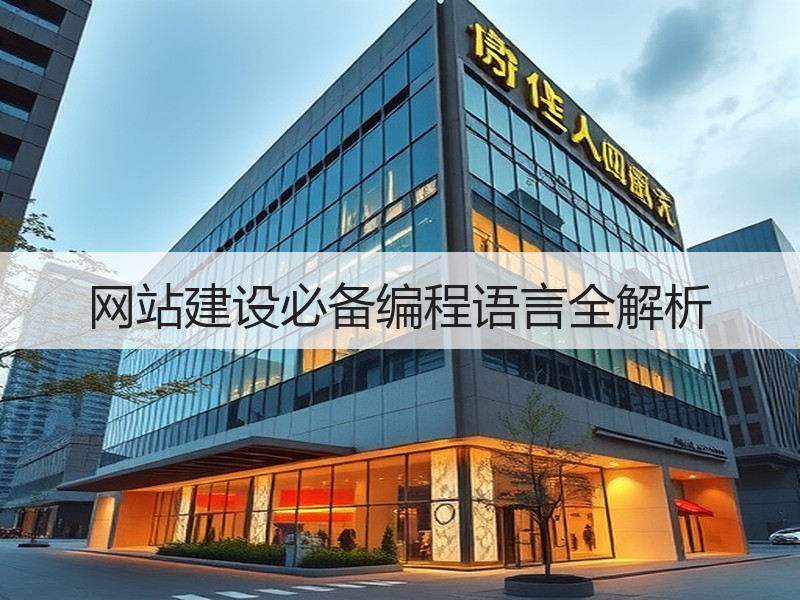 网站建设必备编程语言全解析
