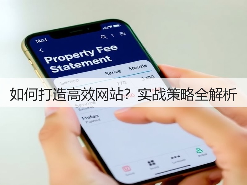 如何打造高效网站？实战策略全解析