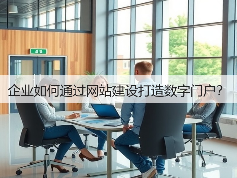 企业如何通过网站建设打造数字门户？