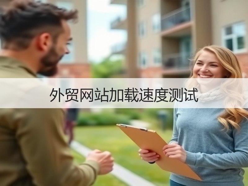 外贸网站加载速度测试