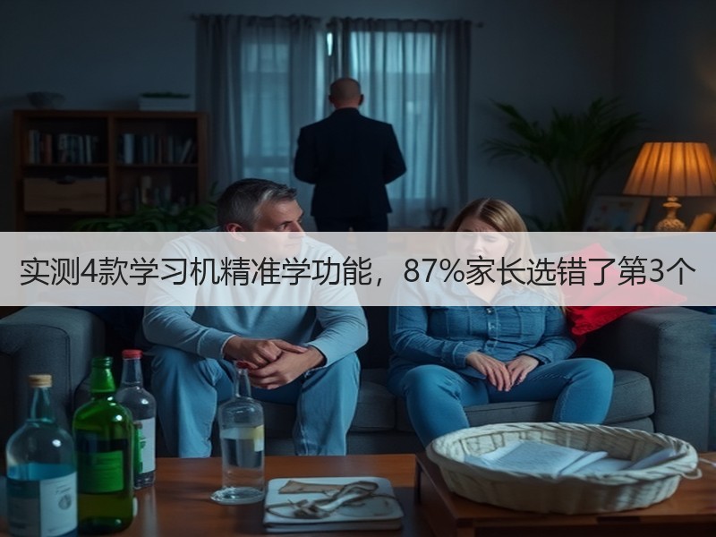 实测4款学习机精准学功能，87%家长选错了第3个