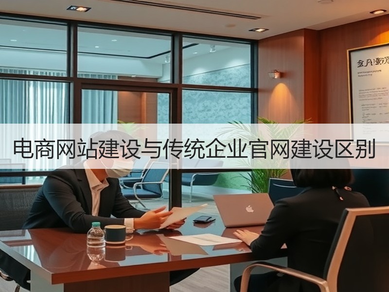 电商网站建设与传统企业官网建设区别