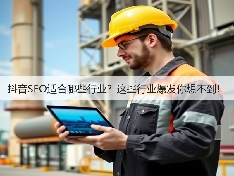 抖音SEO适合哪些行业？这些行业爆发你想不到！