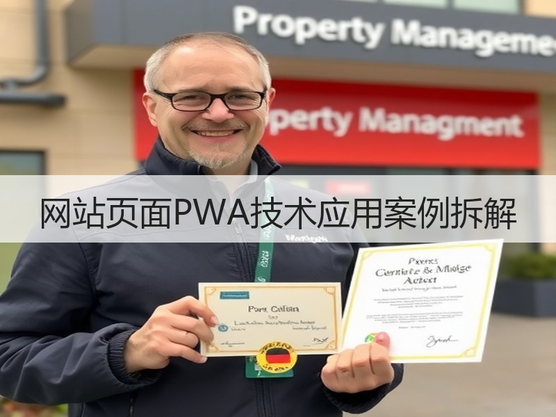 网站页面PWA技术应用案例拆解