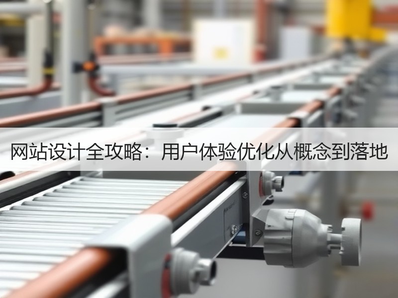 网站设计全攻略：用户体验优化从概念到落地