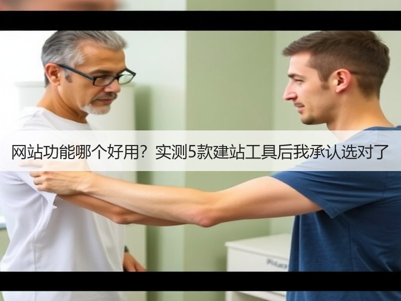 网站功能哪个好用？实测5款建站工具后我承认选对了