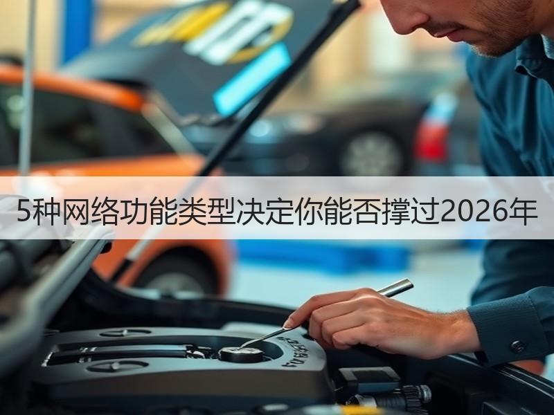 5种网络功能类型决定你能否撑过2026年