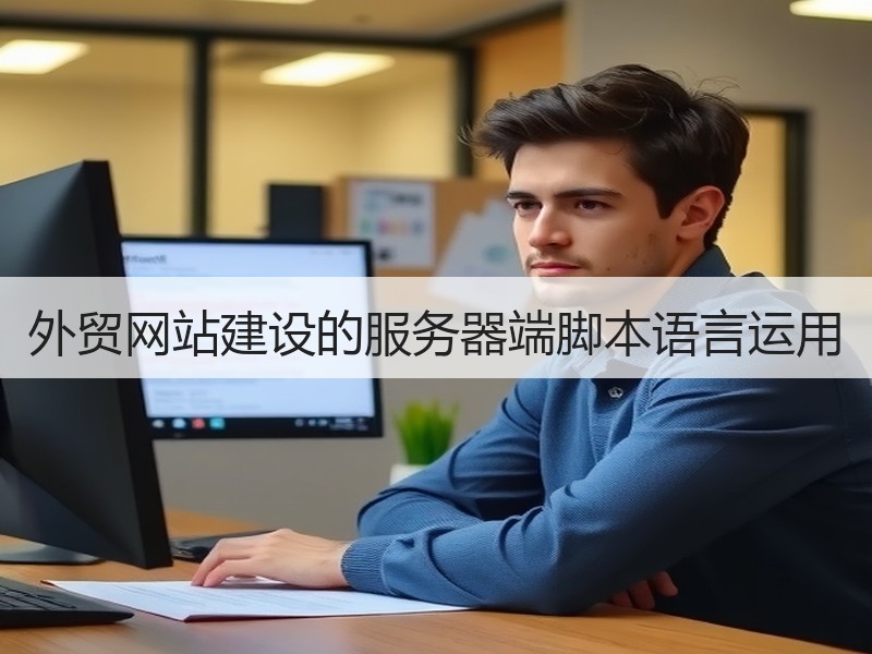 外贸网站建设的服务器端脚本语言运用