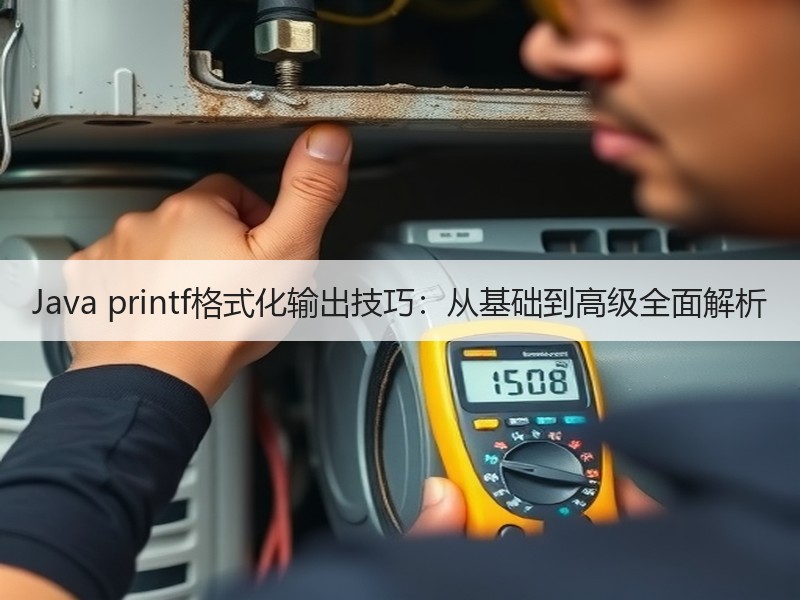 Java printf格式化输出技巧：从基础到高级全面解析