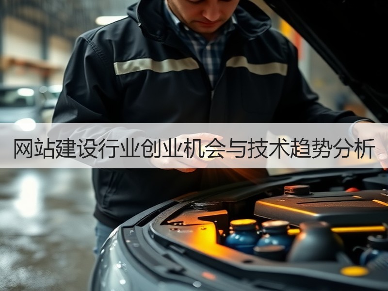 网站建设行业创业机会与技术趋势分析