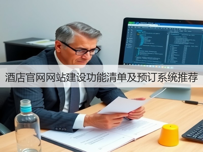 酒店官网网站建设功能清单及预订系统推荐