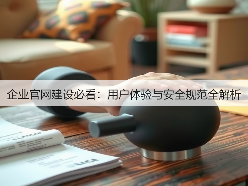 企业官网建设必看：用户体验与安全规范全解析