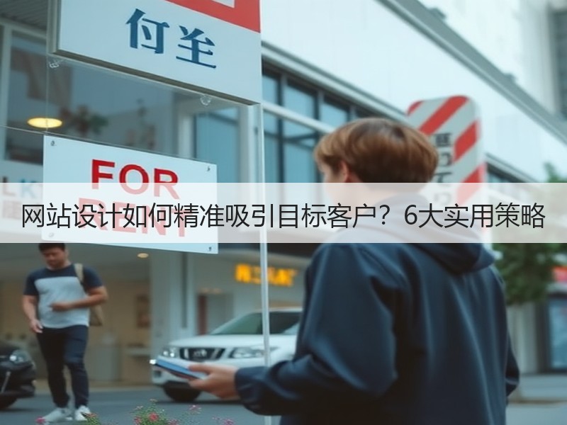 网站设计如何精准吸引目标客户？6大实用策略