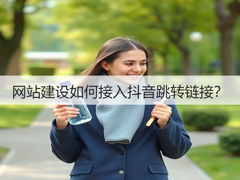 网站建设如何接入抖音跳转链接？