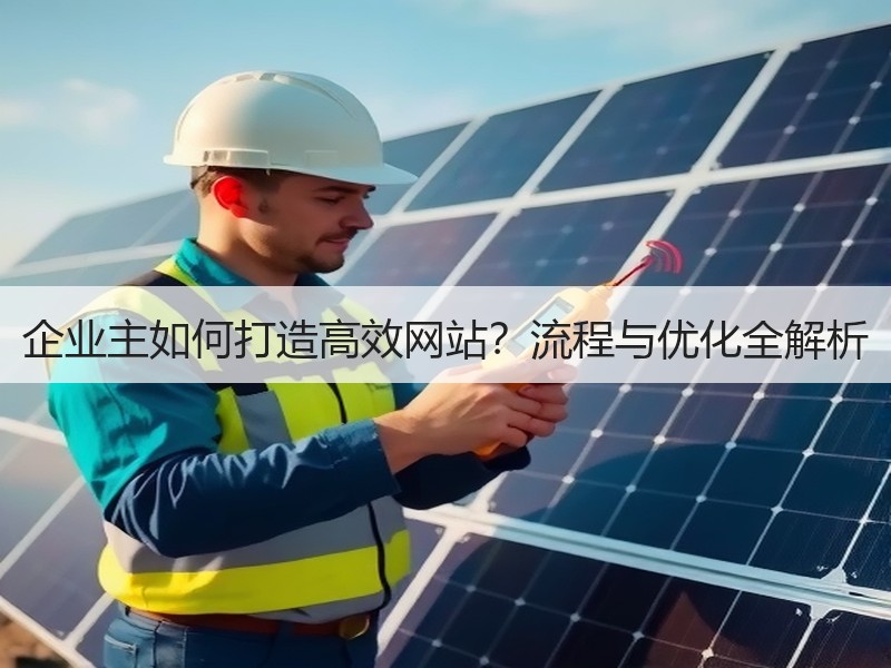 企业主如何打造高效网站？流程与优化全解析