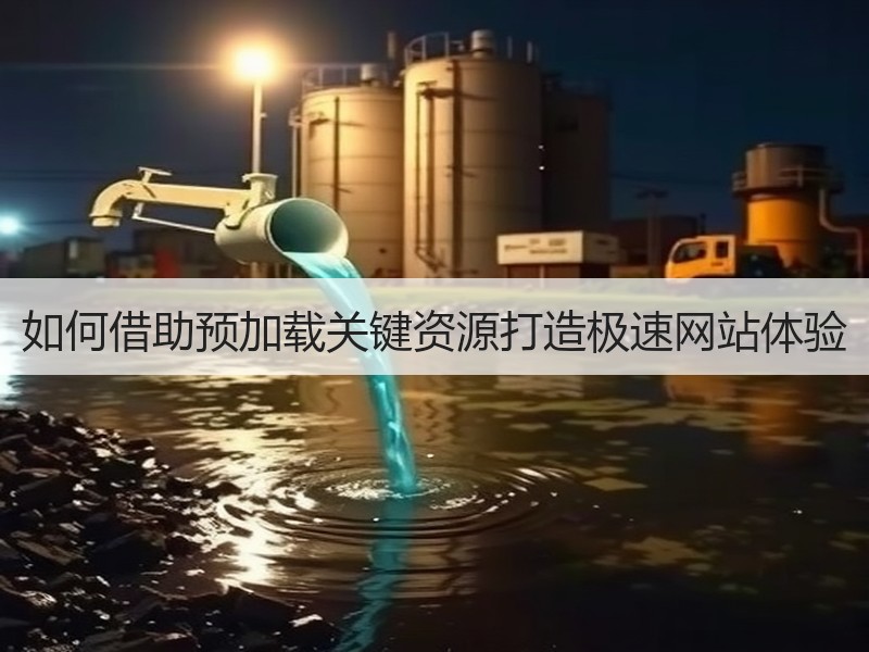 如何借助预加载关键资源打造极速网站体验