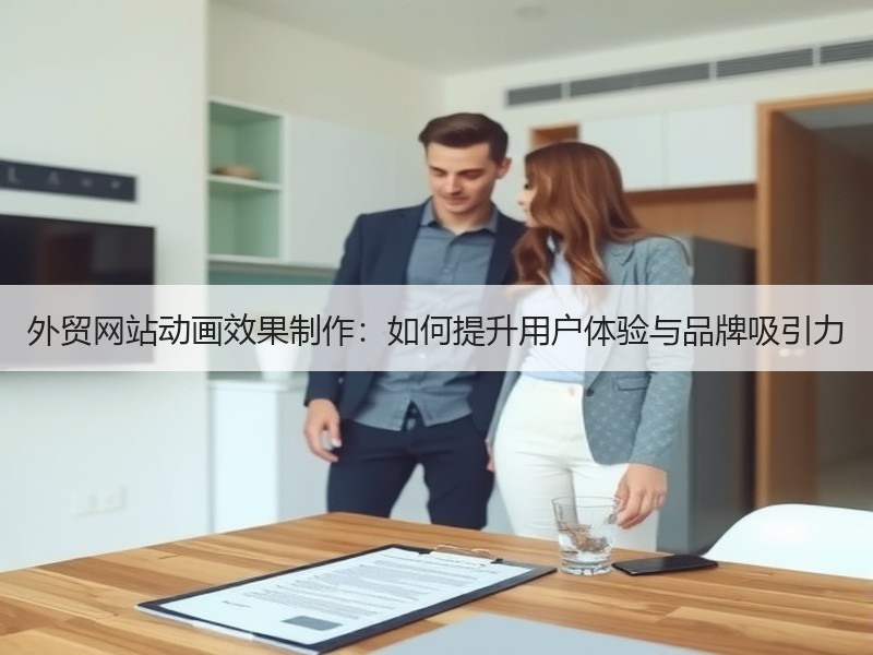 外贸网站动画效果制作：如何提升用户体验与品牌吸引力