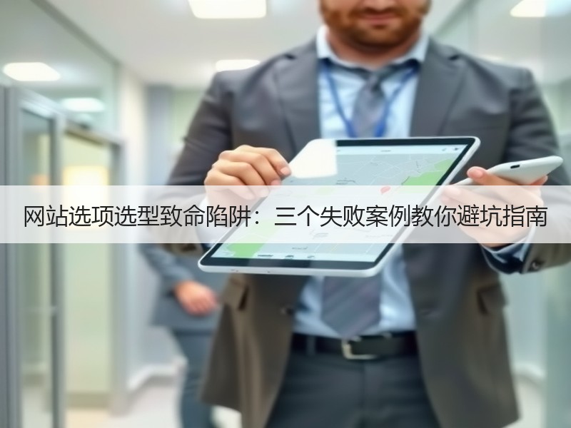 网站选项选型致命陷阱：三个失败案例教你避坑指南