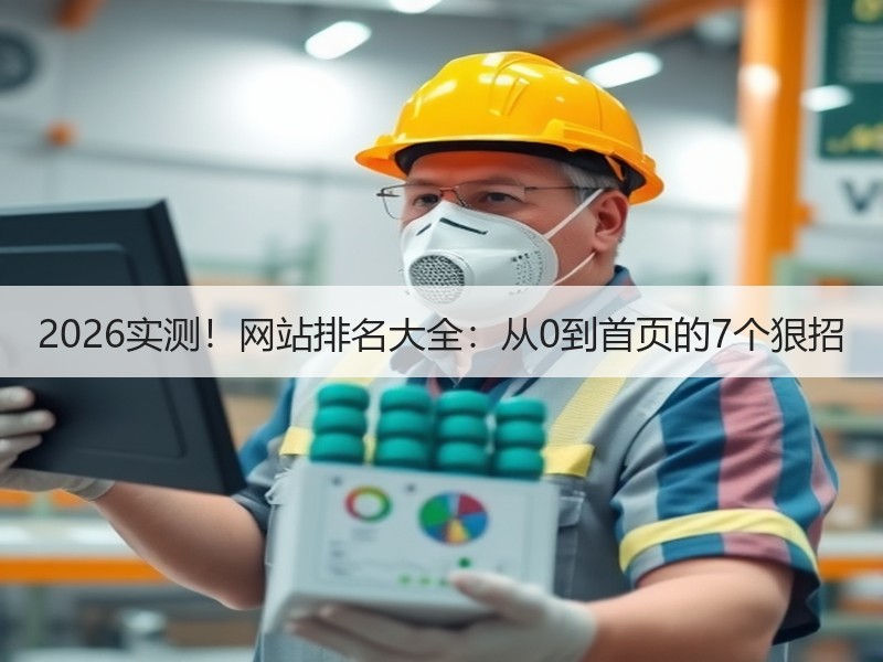 2026实测！网站排名大全：从0到首页的7个狠招