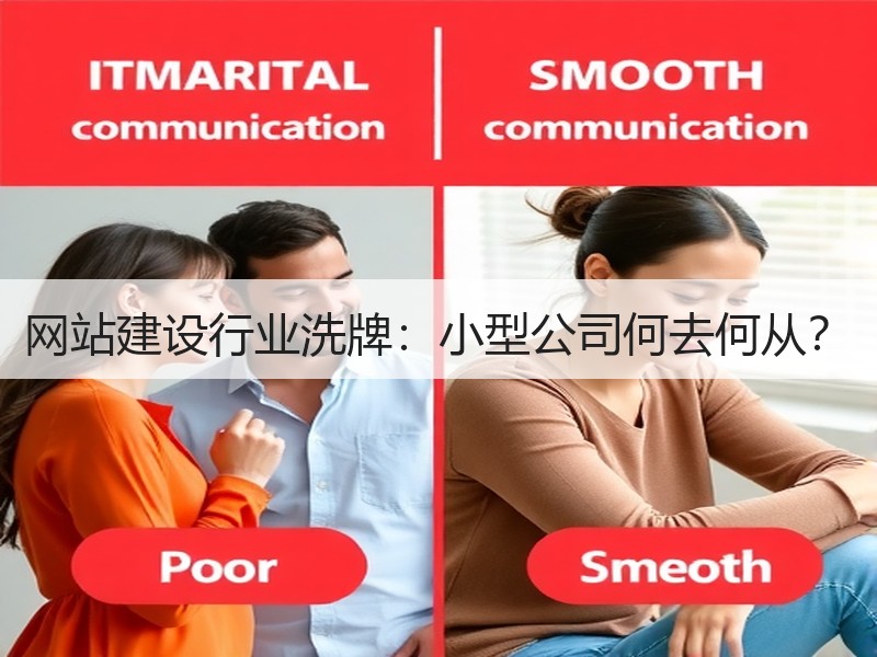 网站建设行业洗牌：小型公司何去何从？