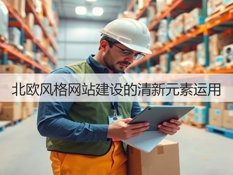 北欧风格网站建设的清新元素运用