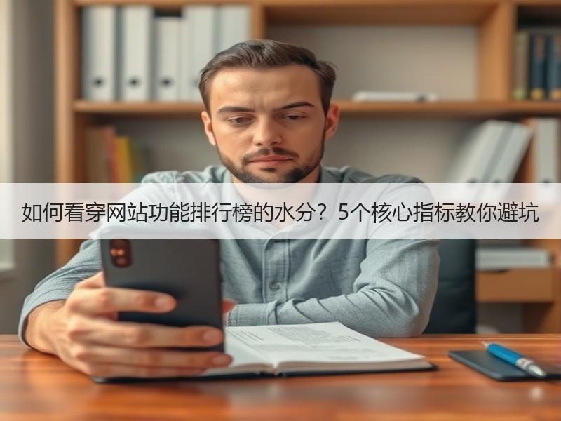 如何看穿网站功能排行榜的水分？5个核心指标教你避坑