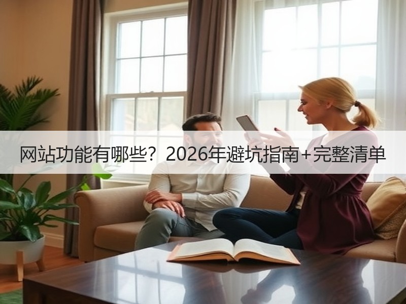 网站功能有哪些？2026年避坑指南+完整清单