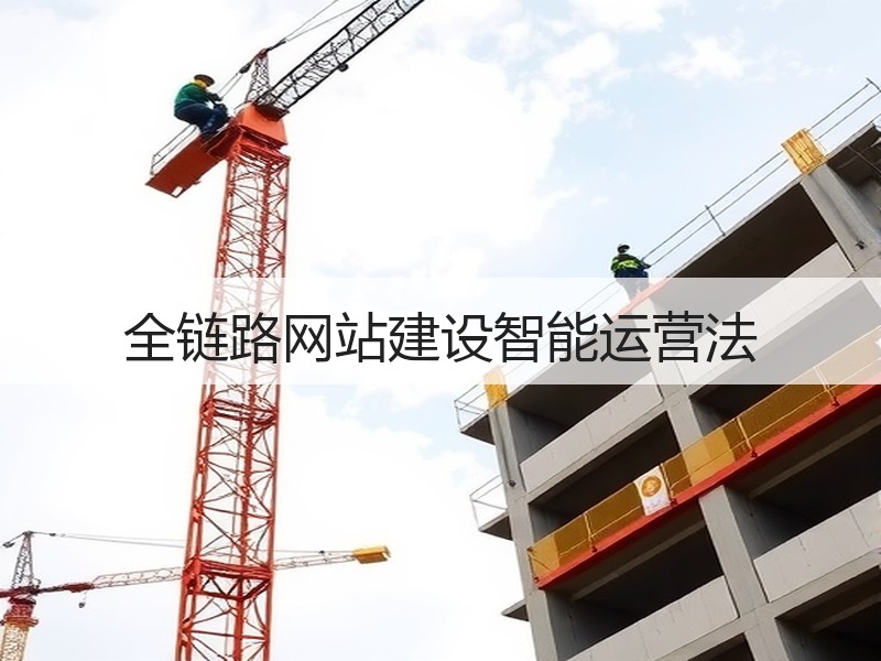 全链路网站建设智能运营法