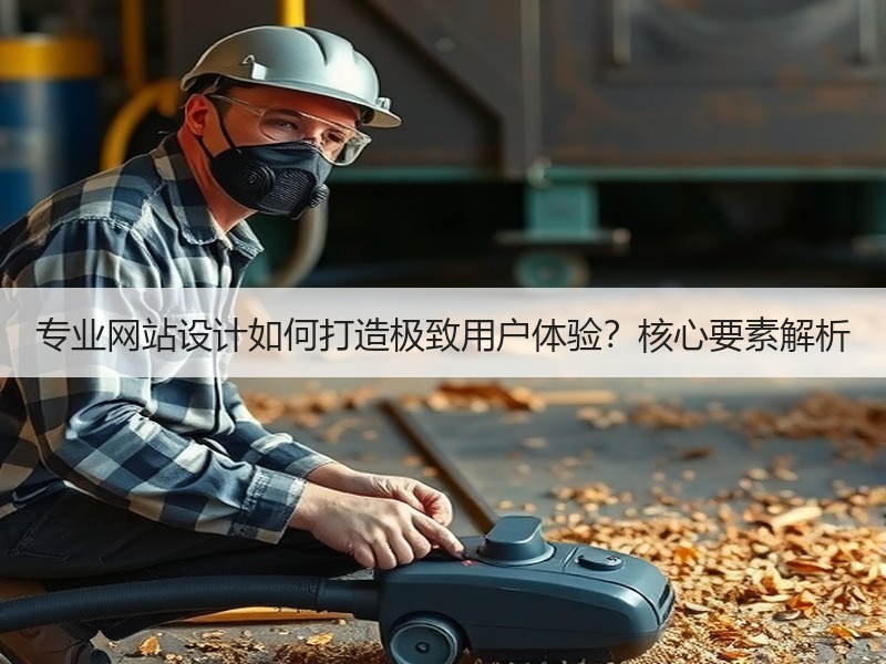 专业网站设计如何打造极致用户体验？核心要素解析