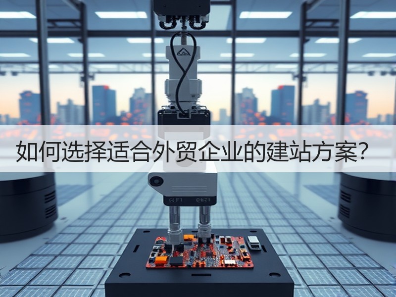 如何选择适合外贸企业的建站方案？