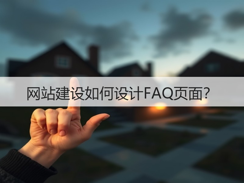 网站建设如何设计FAQ页面？