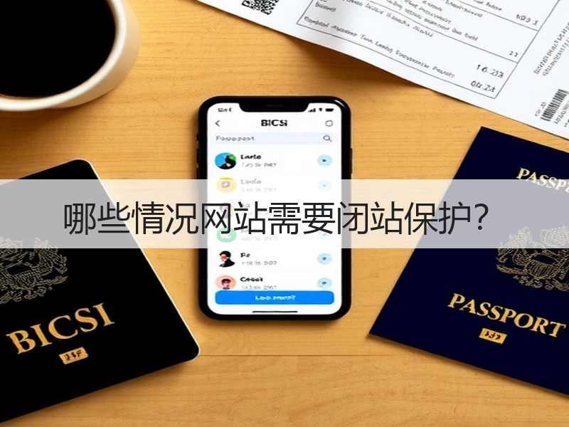 哪些情况网站需要闭站保护？
