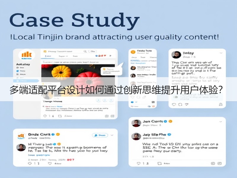 多端适配平台设计如何通过创新思维提升用户体验？