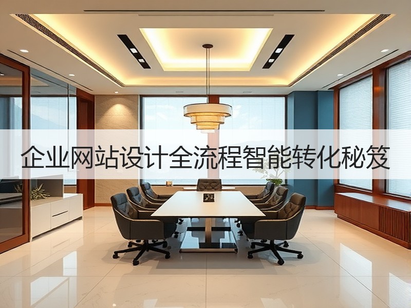 企业网站设计全流程智能转化秘笈