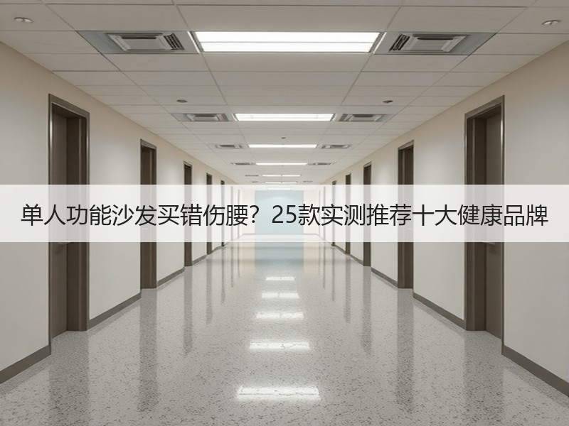 单人功能沙发买错伤腰？25款实测推荐十大健康品牌