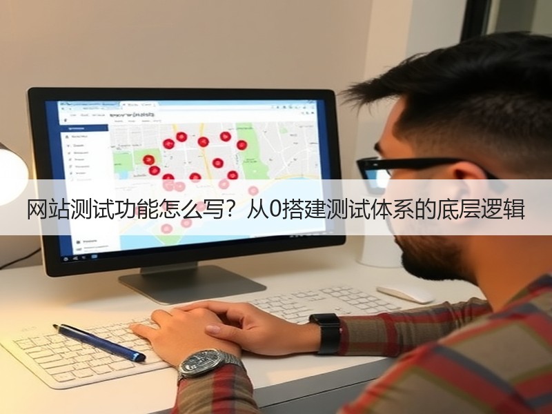 网站测试功能怎么写？从0搭建测试体系的底层逻辑