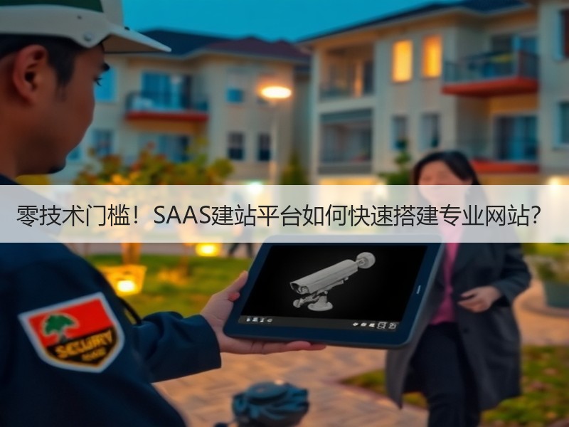 零技术门槛！SAAS建站平台如何快速搭建专业网站？