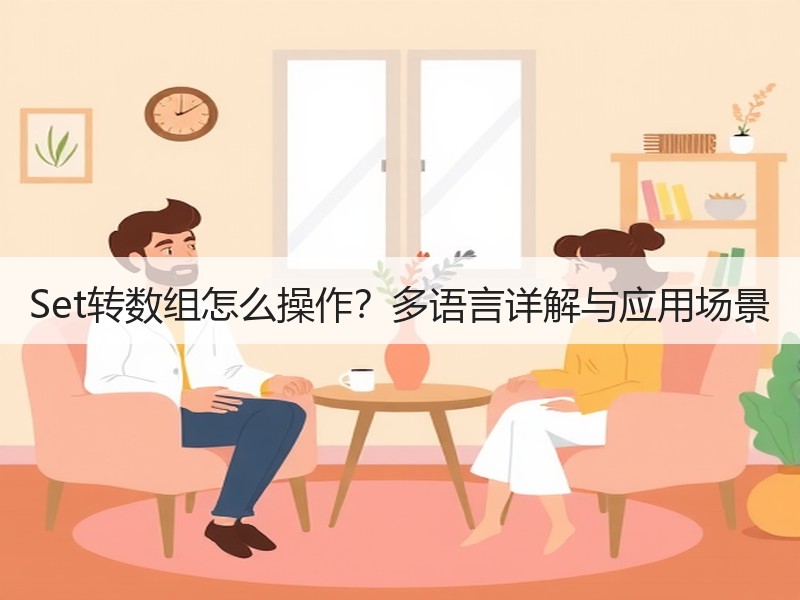 Set转数组怎么操作？多语言详解与应用场景