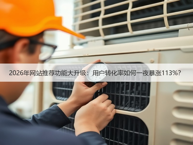 2026年网站推荐功能大升级：用户转化率如何一夜暴涨113%？