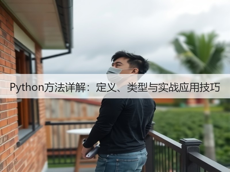 Python方法详解：定义、类型与实战应用技巧