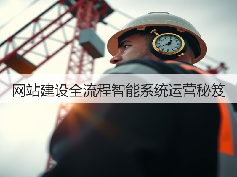 网站建设全流程智能系统运营秘笈