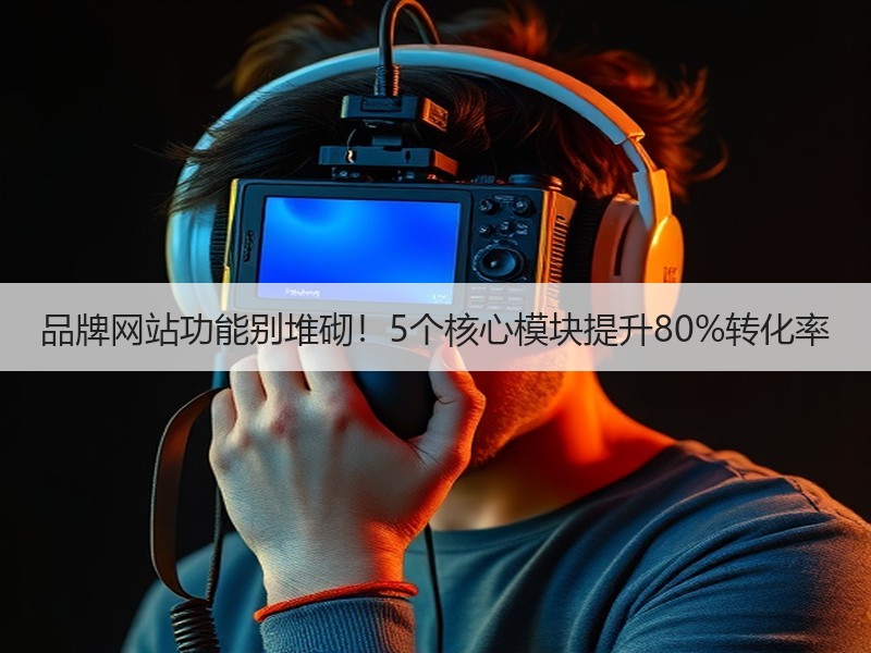 品牌网站功能别堆砌！5个核心模块提升80%转化率
