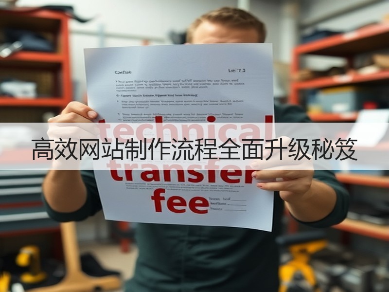 高效网站制作流程全面升级秘笈