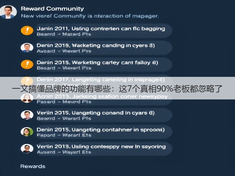 一文搞懂品牌的功能有哪些：这7个真相90%老板都忽略了