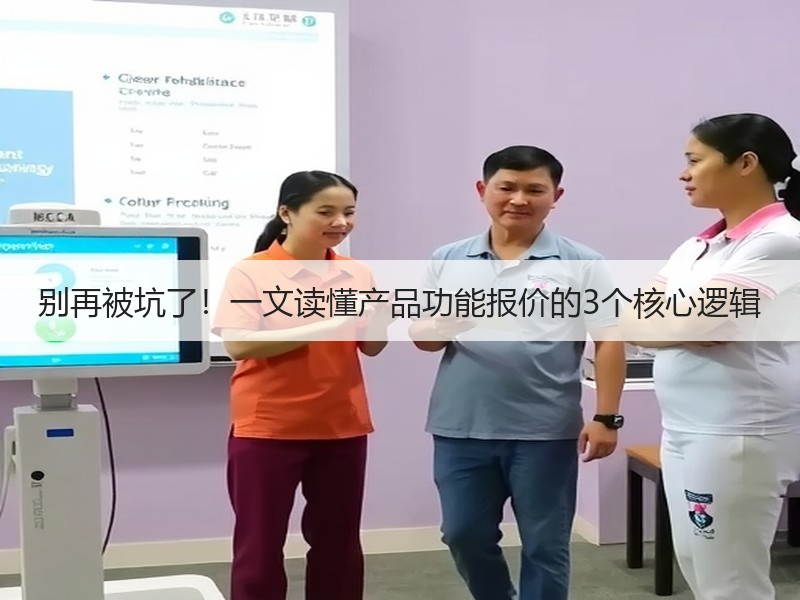 别再被坑了！一文读懂产品功能报价的3个核心逻辑
