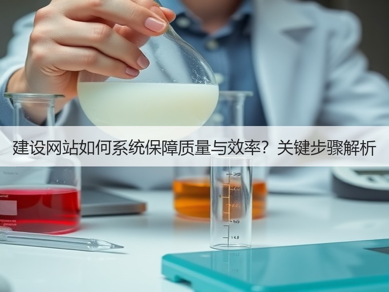 建设网站如何系统保障质量与效率？关键步骤解析