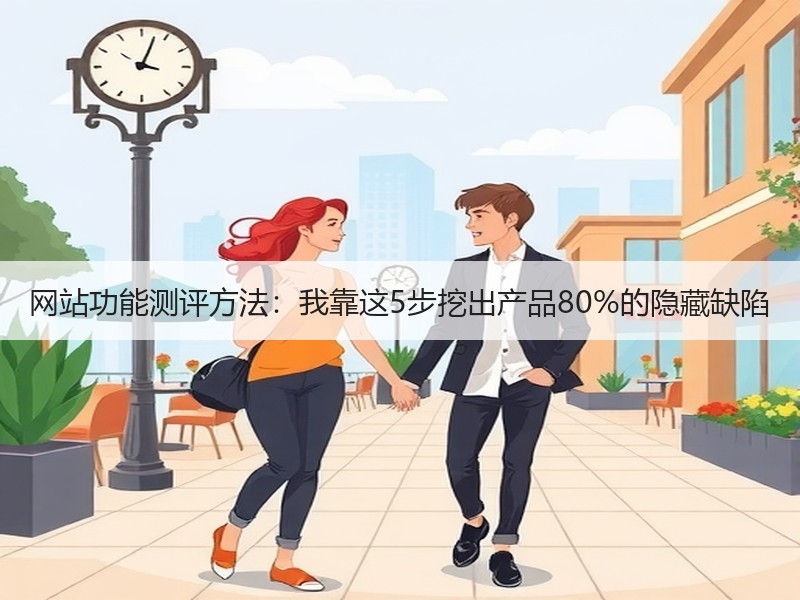 网站功能测评方法：我靠这5步挖出产品80%的隐藏缺陷