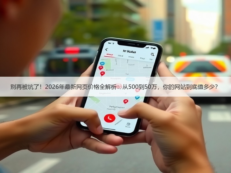 别再被坑了！2026年最新网页价格全解析：从500到50万，你的网站到底值多少？